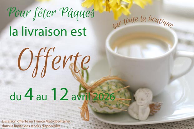 Livraison offerte Pâques 2026